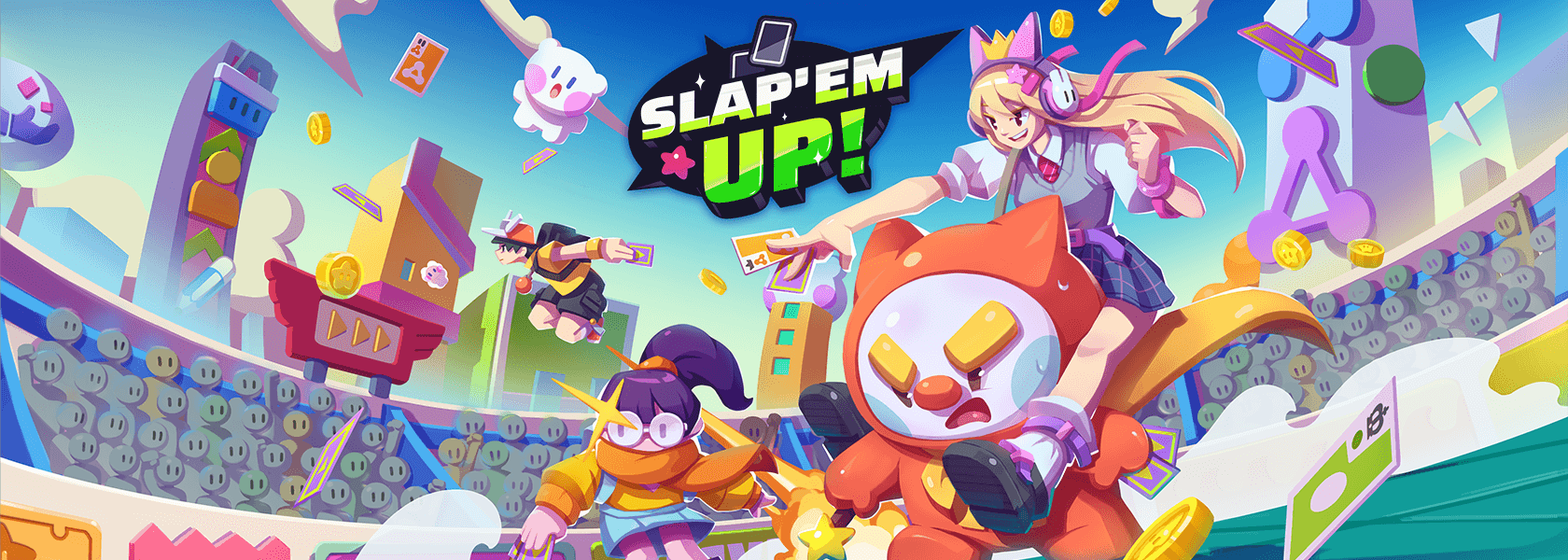Slap 'em UP! เกมการ์ดสลาฟออนไลน์! เปิดให้บริการทุกแพลตฟอร์มแล้ววันนี้